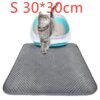 Honeycomb Waterproof Cat Litter Mat – Double Layer Urine-Proof Pad