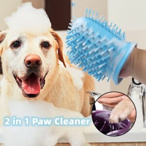 Portable Dog Paw Cleaner Cup 2 in 1 – Instantly Clean Muddy Paws!